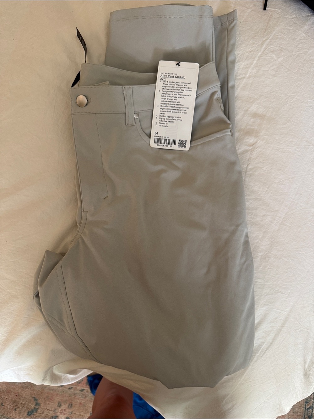 ABC Pant Classic Chinos - Light Gray